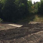 constructing the path at goldthorpe embankment