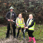 december 2018 children orchard planting at goldthorpe embankment