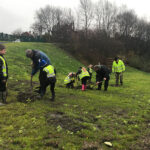 december 2018 children orchard planting at goldthorpe embankment