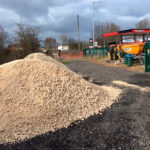 hardcore delivery to create our pathways at goldthorpe embankment