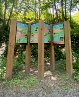 interpretation panels at goldthorpe embankment 2