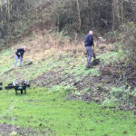 litter picking at goldthorpe embankment