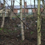 litter picking at goldthorpe embankment