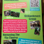 new interpretation sign at goldthorpe embankment