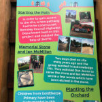 new interpretation sign at goldthorpe embankment