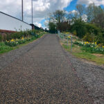 new pathway up to the top at goldthorpe embankment