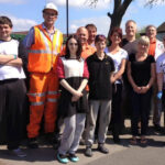 painting the bridges at goldthorpe embankment