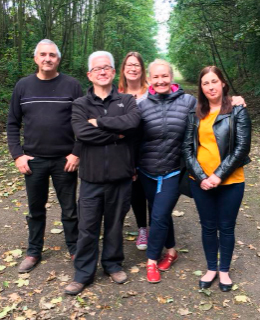 poet ian mcmillan at goldthorpe embankment