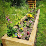 recovery steps raised wooden planter at goldthorpe embankment