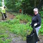 volunteers during clean up at goldthorpe embankment